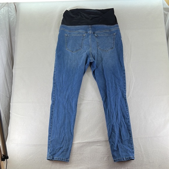 Isabel Maternity Blue Jeans Jegging Skinny Maternity Pregnancy Womens Size 12 31 - Picture 2 of 8